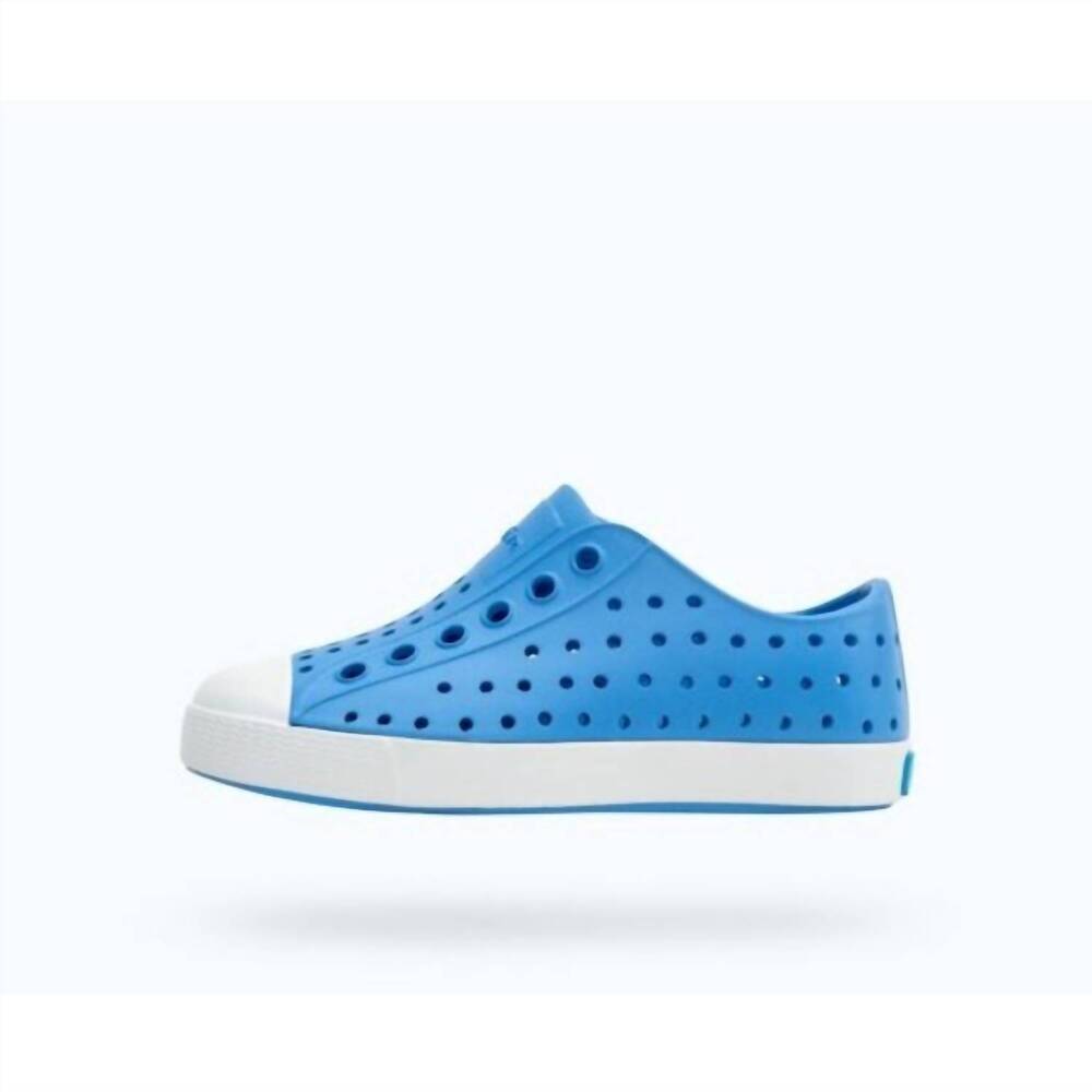 NEW NATIVE little kids' jefferson shoes in vivid blue